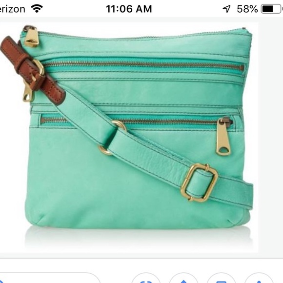 Fossil Handbags - FOSSIL Leather Victoria Crossbody